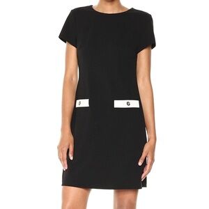 Tommy Hilfiger Classic Scuba Crepe Two Pocket Dress